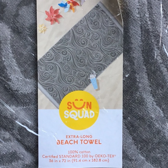 Sun Squad Bath Sun Squad Extra Long Beach Towel 2 Towels Poshmark
